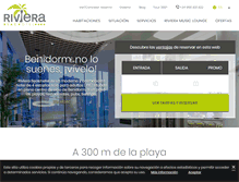 Tablet Screenshot of hotelrivierabenidorm.com